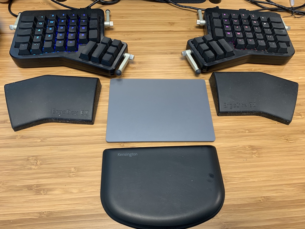 My keyboard and trackpad setup