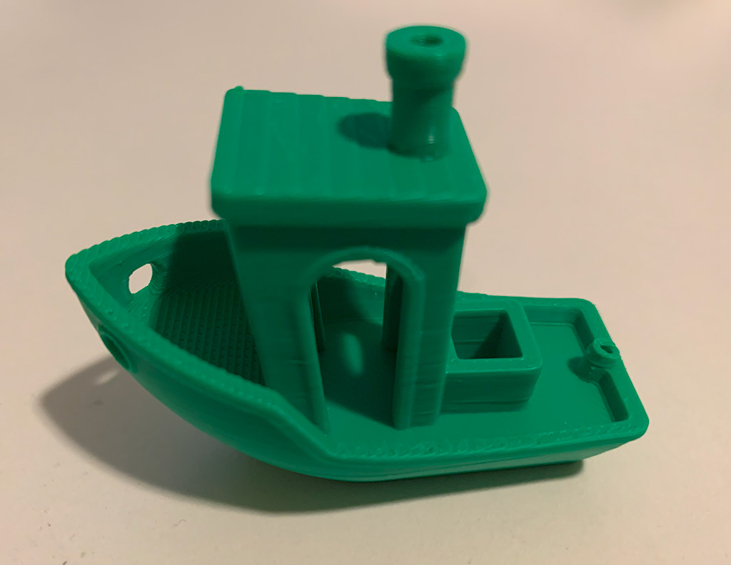 3D printed benchy