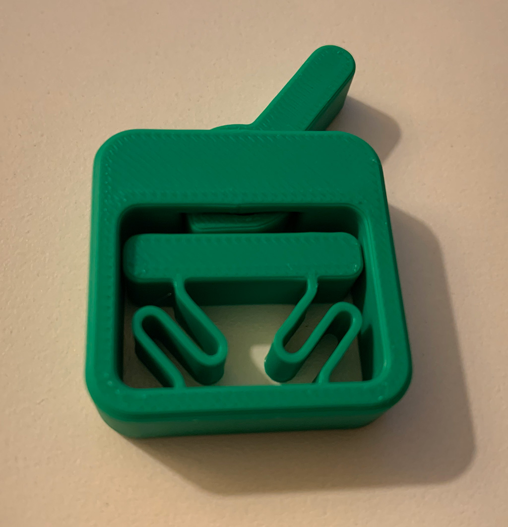 3D printed fidget toggle switch