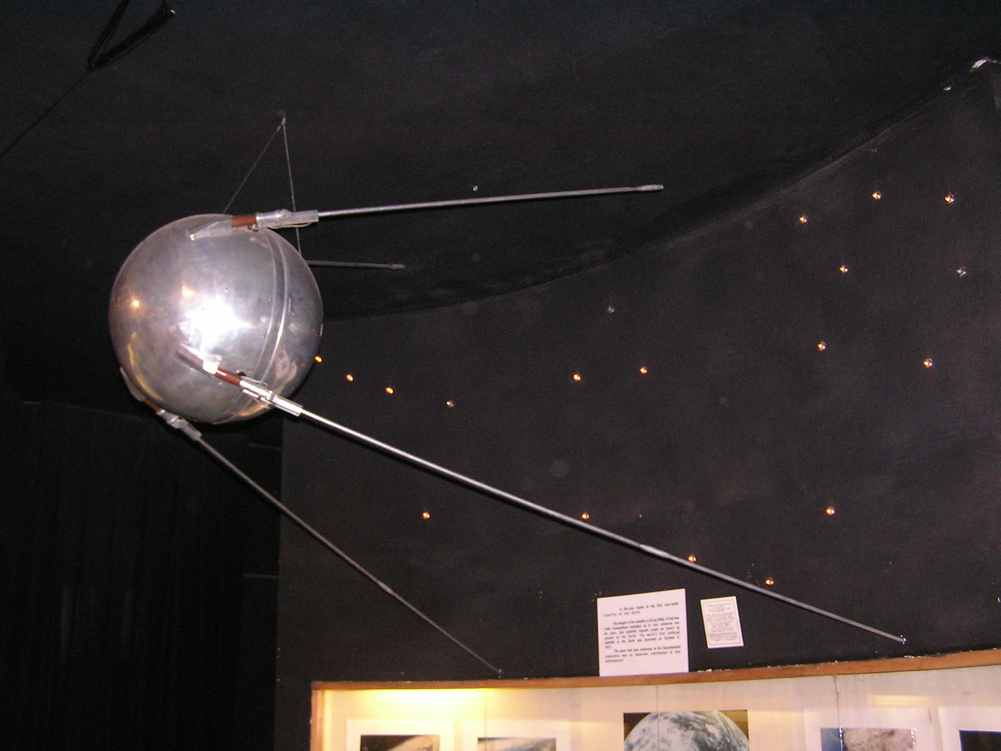 The First Satellite, Sputnik 1, was launched by the Soviet Union on 4 October 1957. It shocked the United States because, at that time, people believed the USA was leading the space race.